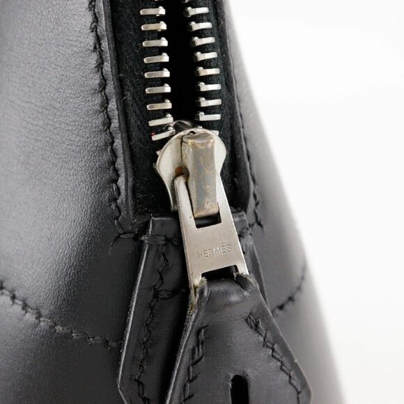 HERMES Bolide31 Handbag Black / SilverHardware Box carf Women - Picture 10 of 14
